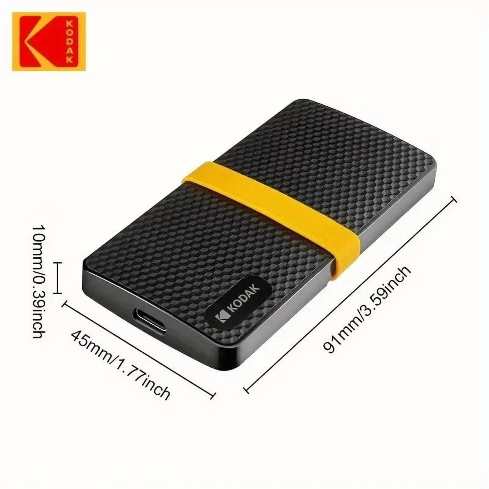 Kodak EKSSD512GX200K SSD X200 Type-C 512GB Solid State Drive