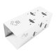 thumbnail image 4 of Paragüero de metal multiusos, elegante diseño hueco, nubes auspiciosas, organizador de paraguas a prueba de óxido para entrada, oficina, hogar, color blanco, 4 of 14