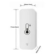 thumbnail image 2 of WiFi Thermometer Hygrometer Sensor, Wireless Home Temperature and Humidity Monitor Real-time Remote Monitoring Smart Thermohygrometer with Data Storag, 2 of 5