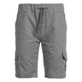 thumbnail image 1 of Mens Slim Fit Cargo Shorts Multi Pockets Short Pants Summer Clothes, 1 of 3