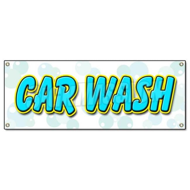 THE DETAIL SHOP CAR WASH Advertising Banner Vinyl Mesh Decal Sign STORE AUTO NOW 