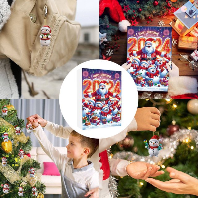 XWSHYW Decoraciones para El Hogar Calendario de Adviento En Navidad