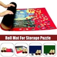 thumbnail image 1 of Puzzle Mat Roll Up Puzzle Pad Blanket Storage Felt Mat Set Puzzles Saver Fits Up to 1500 Pieces, 1 of 11