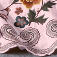 thumbnail image 4 of TaTaai 2026 Fall Womens Vintage Embroidered Tee Round Neck Long Sleeve Loose Blouse Casual Solid Color Fashion Top Linen Texture Polyester Daily Gift, 4 of 4