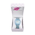 thumbnail image 4 of Luv Betsey Women's Sunray Dial Blue Case and Blue Metallic Strap Women's Watch with Rhinestones, 4 of 5
