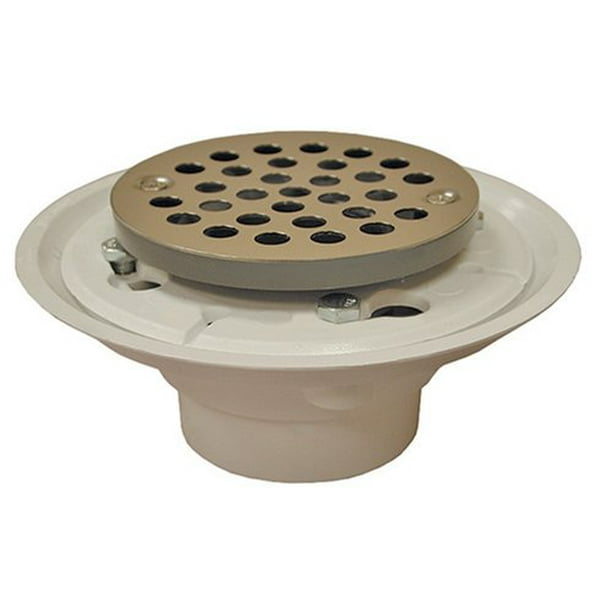 Plumbest D50002 Shower Stall or Floor Drain, Polished Brass