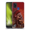 thumbnail image 1 of Head Case Designs Officially Licensed David Lozeau Colourful Grunge Native American Soft Gel Case Compatible with Samsung Galaxy A21s (2020), 1 of 7