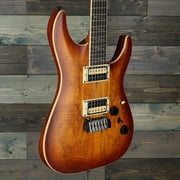 Schecter C-1 Exotic Spalted Maple Electric Guitar - Vintage Sunburst