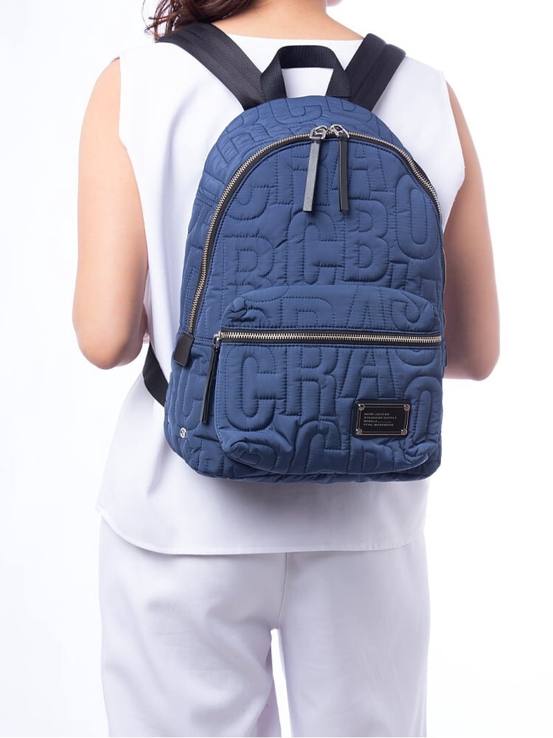 Marc Jacobs Nylon Jumbled Logo Workwear Backpack Bag in  display picture 2