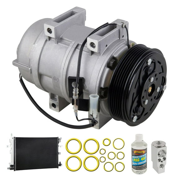 For Volvo XC90 2006 A/C Kit w/ AC Compressor Condenser & Drier - BuyAutoParts