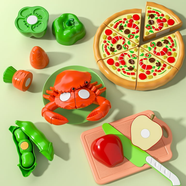 Lucky Doug Play Food Toys for Kids Ages 3-6, Kids Pretend Play Toy