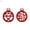 7#, variant on opvise 2Pcs Manicure Decoration Easy to Apply Alloy Red Chinese Knot Nail Art Ornament for Bride