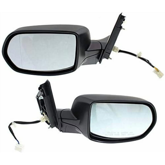 Kool Vue Driver & Passenger Side Power Mirrors for Honda CR-V 2012-2016 Textured