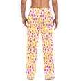 thumbnail image 4 of FORMRS Mens Pajama Pants with Pockets Soft Cotton Sleepwear Lounge Bottoms, Sizes S-2XL, Yellow Stars Pattern, 4 of 7