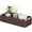 Brown, variant on Scalloped Edge Toilet Paper Storage Basket, Living Room Home Cozy Decor Basket, Paper Rope Small Baskets for Over Toilet Storage Shelf, End Table, Shelves, with 2 Wooden Handles, White