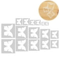 thumbnail image 2 of Dayesque 16-Piece Reusable Butterfly Stencils for Painting on Walls, Wood, Canvas - Craft Templates for Home Decor, 2 of 8