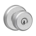 thumbnail image 4 of Schlage F51A BWE 619 GSN Bowery Knob Keyed Entry X Greyson Rose - Satin Nickel, 4 of 6