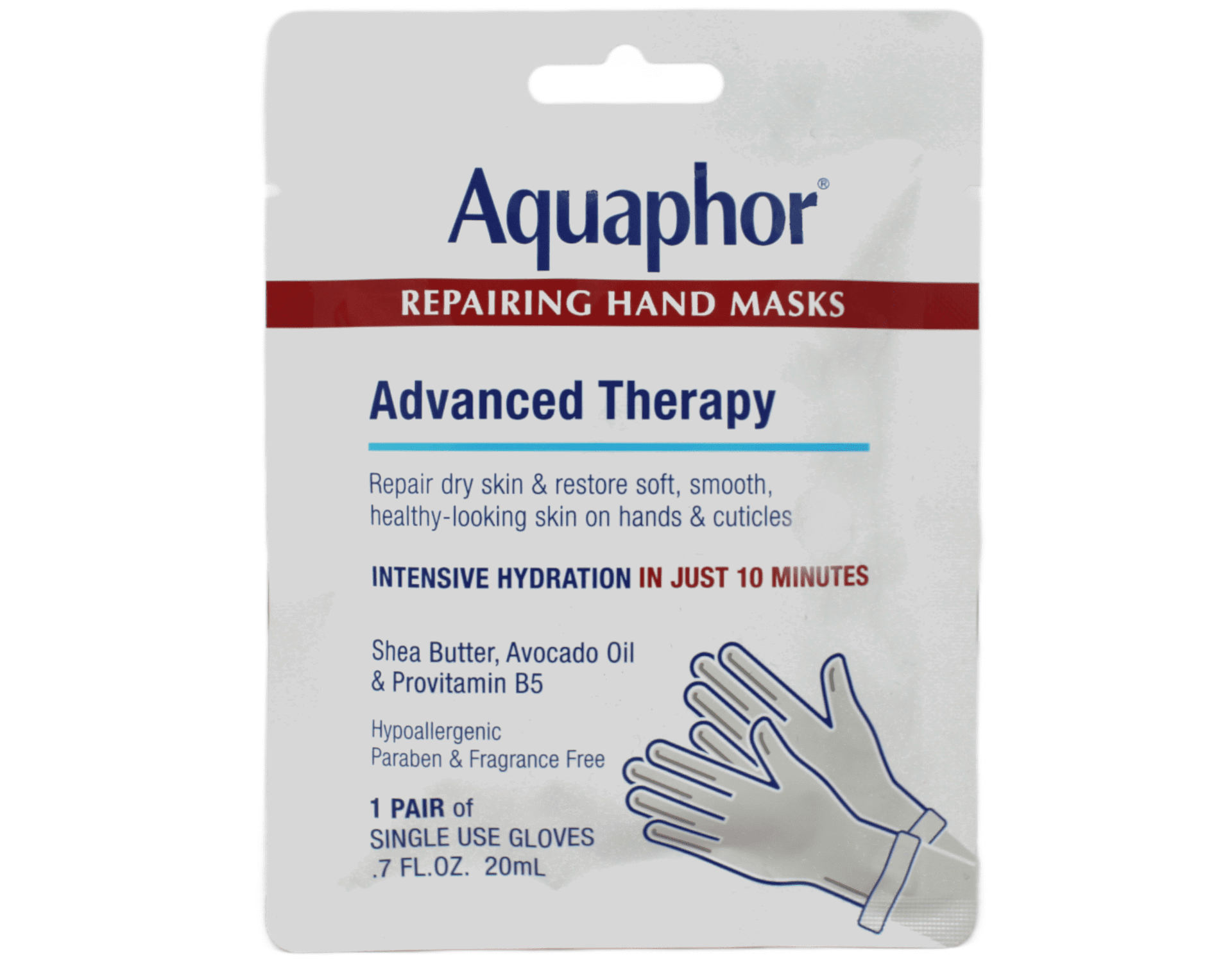 Aquaphor Repairing Hand Mask Advanced Threapy Intensive Hydration 3 Pairs