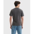 thumbnail image 6 of Hanes Beefy-T Unisex Pocket T-Shirt Charcoal Heather 3XL, 6 of 9