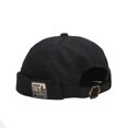 thumbnail image 4 of Sombrero de algodón Qarigey vintage Docker ajustable Color negro, 4 of 6