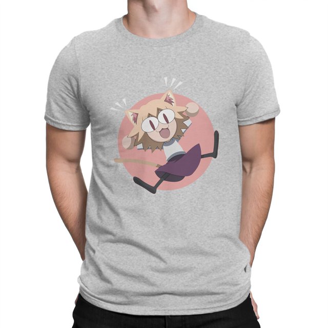 Camiseta de gato para hombre Neco Arc Creative Cotton Tees Camisetas de manga corta con cuello redondo Tops de verano