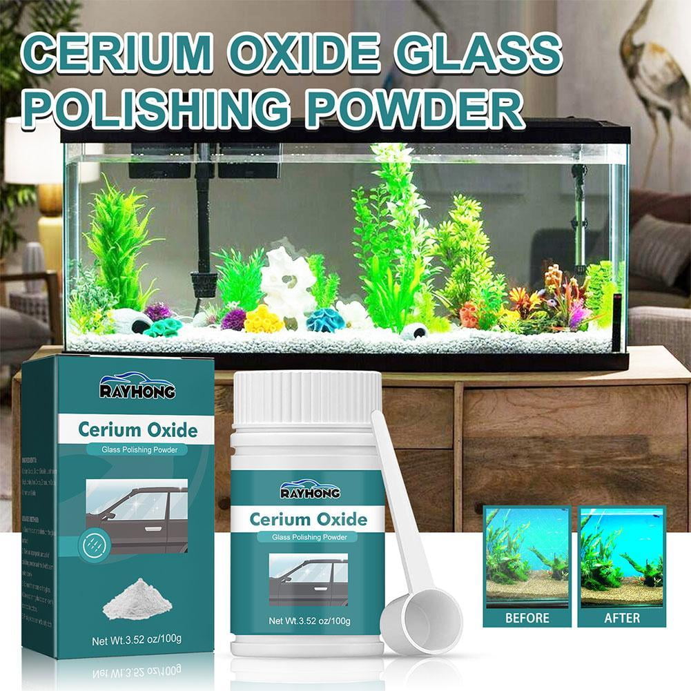 120g Cerium Oxide Powder Faster Polishing Glass ScratchRemover Windscreen NEW V5K8