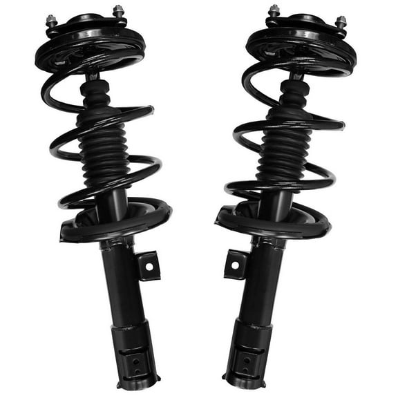 Detroit Axle - Front Struts for 2008 2009 2010 2011 Mitsubishi Lancer, Struts with Coil Spring Complete Struts Assembly Replacement