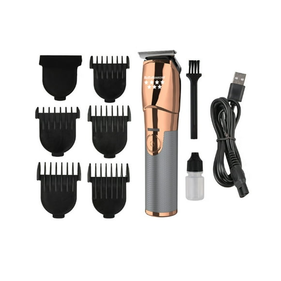 Langgg Hair Clipper Waterproof Cordless Electric Clippers Safe Lithium Battery Adult Electric Fader with 5 Haircut Positioning Combs for Hair Home Barbershop