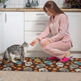 thumbnail image 3 of Brown Skull Marigold Pattern Kitchen Rugs Sets Of 2,Anti Fatigue Kitchen Mat Rugs Non Slip Washable,Decorative Kitchen Floor Mats for Kitchen,Sink,Laundry,17"x30"+17"x47", 3 of 7