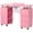 Pink, variant on ROVSUN 42-Inch Manicure Table Nail Desk for Nail Tech with Electric Dust Collector, 3 Drawers, Storage Shelves, Lockable Wheels and Wrist Cushion, White