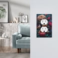 thumbnail image 5 of Fotbe Colorful Rose Bird Print Duplex Receptacle Wall Plate, 1-Gang 5.0" x3.0" Wall Outlet Covers, Dual Outlet Faceplates Covers, Color-matched Screws Included-Style S, 5 of 6