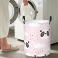 thumbnail image 4 of Picia Cute Panda Large Laundry Basket, Waterproof, Freestanding Laundry Hamper, Collapsible Tall Clothes Hamper with Extended Handles-, 4 of 8