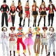 thumbnail image 2 of Disfraz De Halloween Adulto Femenino cos Circo Mago Traje De Actuación Payaso Rendimiento, 2 of 4