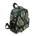 thumbnail image 2 of FORMRS School Backpack with Front Zippered Pocket 12" Elementary Student Travel Daypack, Green Peacock Pattern, 2 of 6