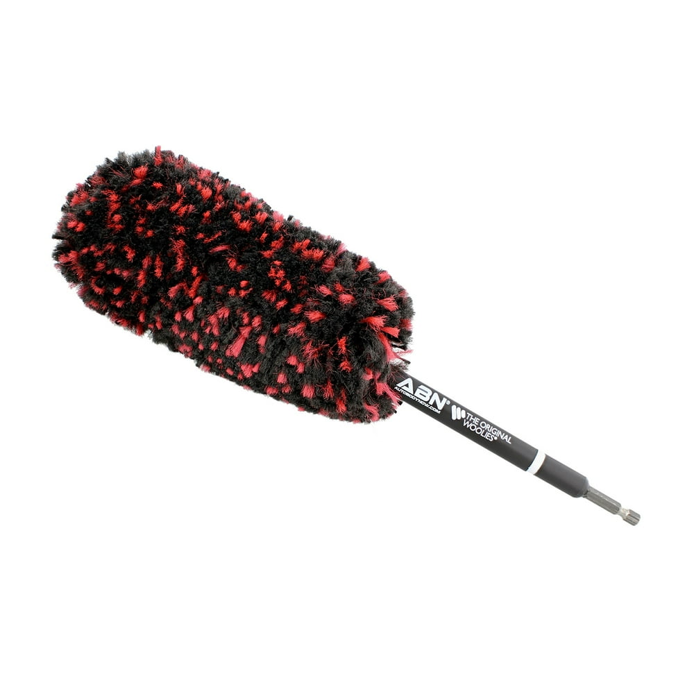 ABN 12” Inch Power Woolie 1/4” Hex DR Wheel Cleaning Brush Rim