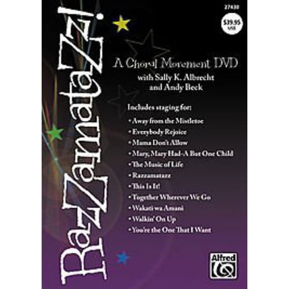 Razzamatazz!: A Choral Movement (DVD), Warner Brothers Pub., Special Interests