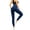 Navy Blue, variant on Women Butt Lifting Anti Cellulite Tummy Control Booty Leggings High Waisted Yoga Pants Workout Running Sport Tights, Grey, Small