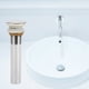 thumbnail image 3 of Kit de tapón escurridor tipo solapa electrochapado para fregadero de lavabo de cobre para cocina y baño, accesorios, 3 of 8