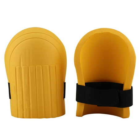 

1 Pair of EVA Knee Pads Kneelet Protective Gear for Construction Gardening Flooring (Yellow)