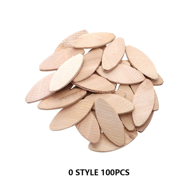 100 Pieces/Set Wood Jointing Biscuits Woodworking Accessory Replacement Assortment Jointer Stitching Biscuits Woodworking Handmade Handicraft Type 1