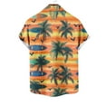 thumbnail image 6 of ZRGHAOYLQ Mens Hawaiian Shirts Slim Fit Button Down Dress Shirt Plus Size Short Sleeve Tshirts Summer Tropical Beach Vacation Shirts Fashion Palm Tree Print T Shirts, 6 of 6