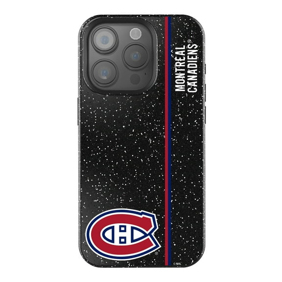 Keyscaper Black Montreal Canadiens Sidebar Bling iPhone Case