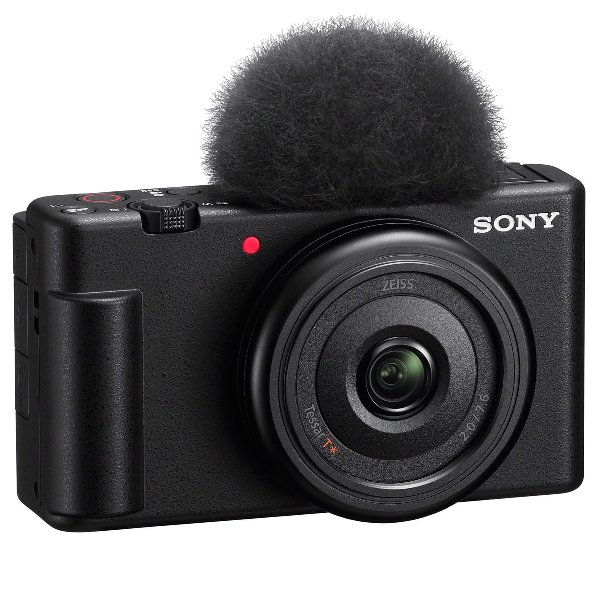 Sony ZV-1F Vlogging Camera, Black, Bundle with GP-VPT3 Wireless 