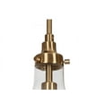 thumbnail image 4 of Modern Dining Room Cluster Chandelier 5-Light Black and Brass Teardrop Chandelier with Clear Glass Shades, 4 of 5