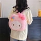 thumbnail image 3 of Mochila De felpa de Hello Kitty para niñas, bolsa de viaje portátil de gran capacidad, suave, Kawaii, Sanrio, 3 of 4