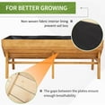 thumbnail image 3 of Outsunny 70'' Wooden Raised Garden Bed with Funnel Design, High Weight Capacity Planter Box, Large Growing Space and Great Breathability, Natural, 3 of 9