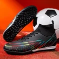 thumbnail image 3 of Zapatos de fútbol para hombres al aire libre, zapatillas de entrenamiento de tobillo, tacos deportivos ultraligeros, profesionales, suaves, 3 of 5
