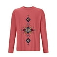 thumbnail image 2 of Styesk Chemises pour Hommes Hommes Sports Mise en Forme Maison Noël Pyjama Imprimé T-shirt Manches Longues Col Rond, 2 of 3
