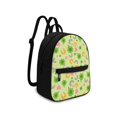 thumbnail image 2 of Eheartsgir Clover Horseshoe Rainbow Small Backpack for Travel Work, Lots of Pockets Lightweight Back Pack Polyester Waterproof Mini Backpack, 2 of 8