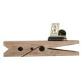 thumbnail image 3 of Tripar Decorative Wood Clothespin Shelves, Tan - Horizontal - Set of 2, 3 of 5